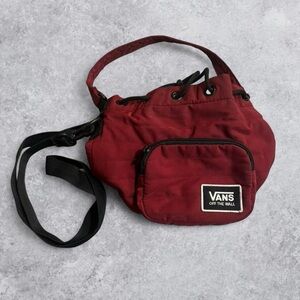 Vans Burgundy Crossbody Bag